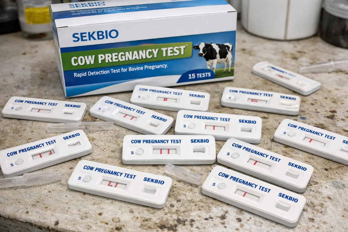 Early Bovine Pregnancy Test Kit - High Accuracy Cow Pregnancy Detector for Farms